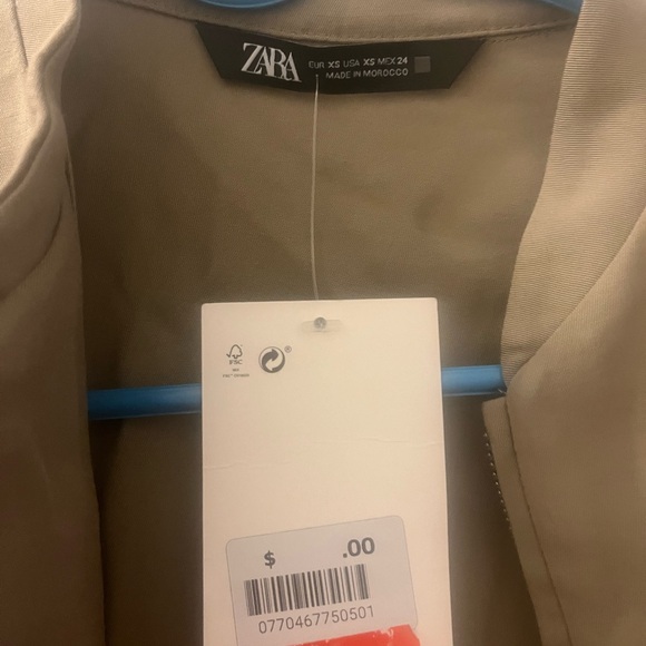 Women's Khaki Bomber Jacket XS - Picture 8 of 8